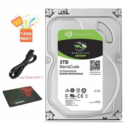 Ổ cứng HDD Seagate 3TB(3000GB) 7200RPM 3.5"inch