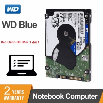 Ổ Cứng Laptop WD Scorpio Blue 2TB 2.5 inch SATA 6.0Gb/s 128MB WD20SPZX