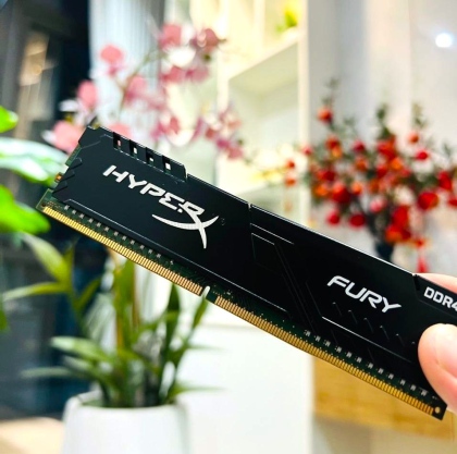 Ram Kingston HyperX  Fury tản xanh 8GB DDR4 3200MHz - Bảo hành 12 tháng