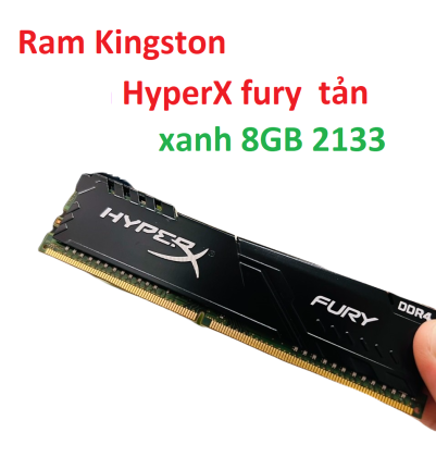 Ram Kingston HyperX  Fury tản xanh 8GB DDR4 2133MHz - Bảo hành 1 tháng