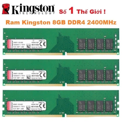 RAM PC 8GB DDR4 2400MHz Kingston Chính Hãng – Nâng Cấp Hiệu Suất Máy Tính