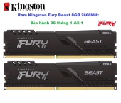 RAM Kingston Fury Beast 8GB DDR4 2666MHz